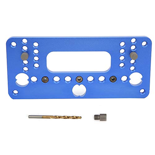 Woodworking Jig Hole Opener | Blue Aluminum Alloy Locator with Screwdriver | Practical Tool for Woodworking/Positioning/DIY Projects | 08610A Type Woodworking Jig Hole Opener | Blue Aluminum Alloy Locator with Screwdriver | Practical Tool for Woodworking/Positioning/DIY Projects | 08610A Type von Reliant Jazzy