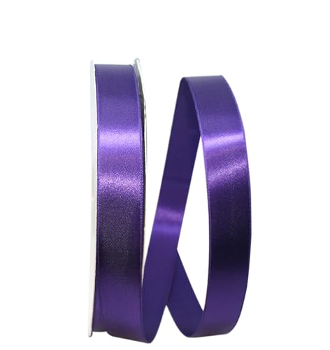 Reliant Ribbon 5000-064-05C Double Face Satin Allure Dfs Band, violett, 7/8 Inch X 100 Yards von Reliant Ribbon