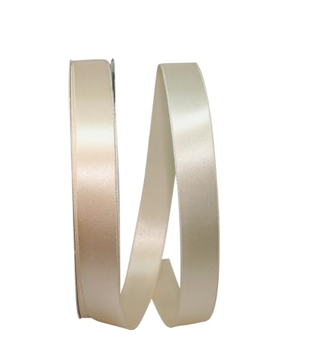 Reliant Ribbon 5000-810-05C Double Face Satin Allure Dfs Band, elfenbeinfarben, 7/8 Inch X 100 Yards von Reliant Ribbon