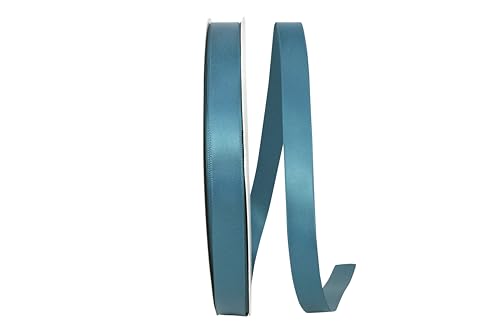 Reliant Ribbon 5150-916-03C Single Face Sfs Satin Band, blaugrün, 5/8 Inch X 100 Yards von Reliant Ribbon