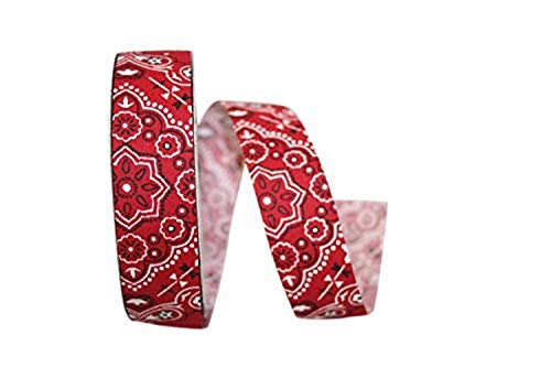 Reliant Ribbon 77263-065-05H Bandana West Band, rot, 7/8 Inch X 20 Yards von Reliant Ribbon