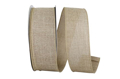 Reliant Ribbon 92573W-750-40K Band, Polyester, natur, 2-1/2 Inch X 50 YARDS von Reliant Ribbon