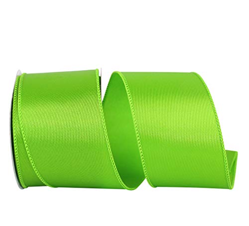 Reliant Ribbon 92575W-185-40F Satinband mit Drahtrand, 5,4 cm x 9,1 m, Zitrus von Reliant Ribbon