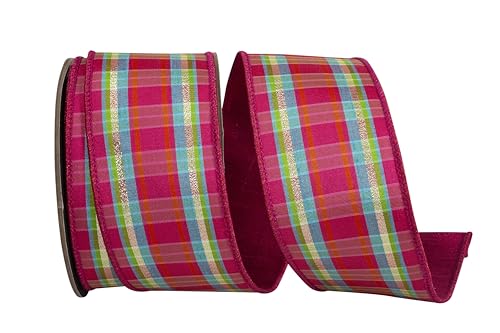 Reliant Ribbon Festive Stripes Schleifenband mit Drahtrand, mehrfarbig Reliant Ribbon Festive Stripes Schleifenband mit Drahtrand, mehrfarbig von Reliant Ribbon