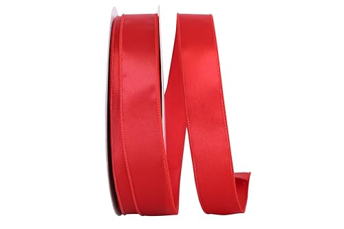 Reliant Ribbon Satin Value Wired Edge Ribbon, 1-1/2 Inch X 50 Yards, Red von Reliant Ribbon