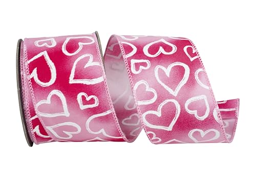 Reliant Ribbon Schleifenband mit Drahtrand, schillernd, glitzernd, Fuchsia/Rosa Reliant Ribbon Schleifenband mit Drahtrand, schillernd, glitzernd, Fuchsia/Rosa von Reliant Ribbon