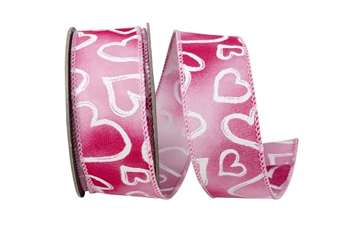 Reliant Ribbon Schleifenband mit Drahtrand, schillernd, glitzernd, Fuchsia/Rosa Reliant Ribbon Schleifenband mit Drahtrand, schillernd, glitzernd, Fuchsia/Rosa von Reliant Ribbon