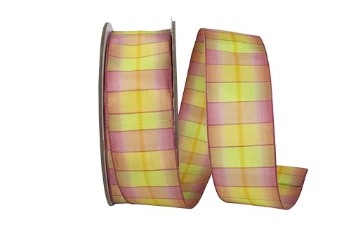 Reliant Ribbon Sunset Horizon Plaid Schleifenband mit Drahtrand, mehrfarbig Reliant Ribbon Sunset Horizon Plaid Schleifenband mit Drahtrand, mehrfarbig von Reliant Ribbon