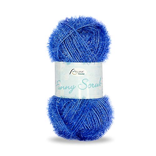 Rellana Funny Scrub Tolles Garn Zum Schwämme häkeln Oder Stricken, lustige Spülschwämme häkeln (04 capri) von Rellana Funny Scrub