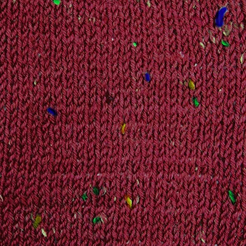 Rellana Socken Wolle, Flotte Socke, Tweed Classic, 4 Fach (Rot) von Rellana