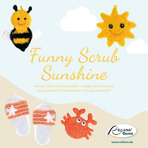 Rellana Heft "Funny Scrub – Sunshine" von Rellana