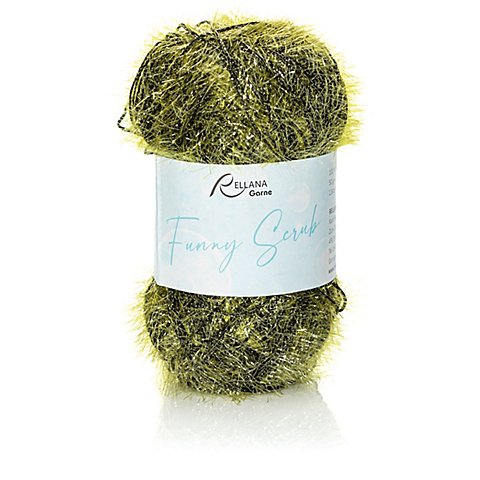 Rellana Wolle Funny Scrub – Schwammgarn, gelb-schwarz color Rellana Wolle Funny Scrub – Schwammgarn, gelb-schwarz color von Rellana