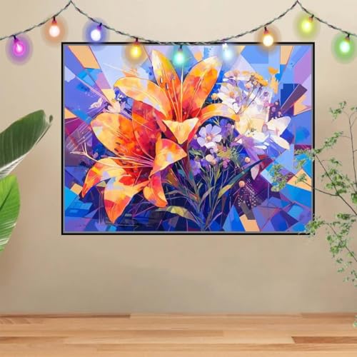 5D DIY Diamond Painting Kinder Bunte Blumen,Landschaft,Diamant Painting Bilder 60x80cm,Mosaikherstellung Malen Nach Zahlen Cross Stitch Malerei Set,Daiments Painting Erwachsene für Wand Decor 4E-4755 5D DIY Diamond Painting Kinder Bunte Blumen,Landschaft,Diamant Painting Bilder 60x80cm,Mosaikherstellung Malen Nach Zahlen Cross Stitch Malerei Set,Daiments Painting Erwachsene für Wand Decor 4E-4755 von Reluehu