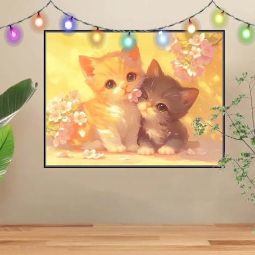 5D DIY Diamond Painting Kinder Kätzchen,Blume,Diamant Painting Bilder 80x107cm,Mosaikherstellung Malen Nach Zahlen Cross Stitch Malerei Set,Daiments Painting Erwachsene für Haus Dekoration 4E-5717 5D DIY Diamond Painting Kinder Kätzchen,Blume,Diamant Painting Bilder 80x107cm,Mosaikherstellung Malen Nach Zahlen Cross Stitch Malerei Set,Daiments Painting Erwachsene für Haus Dekoration 4E-5717 von Reluehu