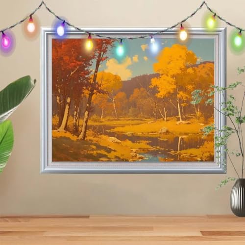 5D DIY Diamond Painting Kinder Klein Bach,Diamant Painting Bilder 90x120cm,Mosaikherstellung Nach Zahlen Cross Stitch Malerei Set,Landschaft Daiments Painting Erwachsene für Haus Dekoration 57H-8998 5D DIY Diamond Painting Kinder Klein Bach,Diamant Painting Bilder 90x120cm,Mosaikherstellung Nach Zahlen Cross Stitch Malerei Set,Landschaft Daiments Painting Erwachsene für Haus Dekoration 57H-8998 von Reluehu