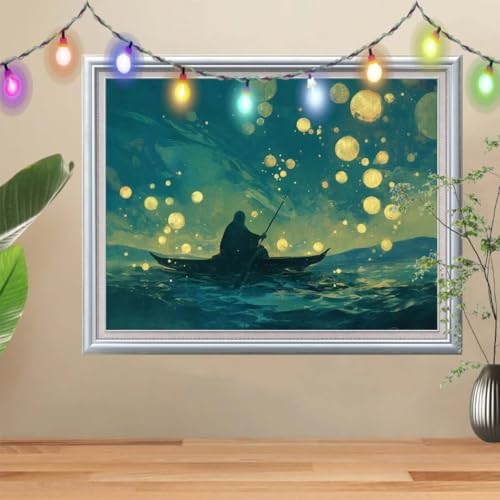 5D DIY Diamond Painting Kinder Klein Boot,Diamant Painting Bilder 50x70cm,Mosaikherstellung Nach Zahlen Cross Stitch Malerei Set,Landschaft Daiments Painting Erwachsene für Haus Dekoration 57H-8834 5D DIY Diamond Painting Kinder Klein Boot,Diamant Painting Bilder 50x70cm,Mosaikherstellung Nach Zahlen Cross Stitch Malerei Set,Landschaft Daiments Painting Erwachsene für Haus Dekoration 57H-8834 von Reluehu