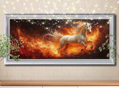 5D DIY Diamond Painting Kinder Klein Flamme,Einhorn,Diamant Painting Bilder 100x200cm,Mosaikherstellung Nach Zahlen Cross Stitch Malerei Set,Daiments Painting Erwachsene für Haus Dekoration 8Y-11339 5D DIY Diamond Painting Kinder Klein Flamme,Einhorn,Diamant Painting Bilder 100x200cm,Mosaikherstellung Nach Zahlen Cross Stitch Malerei Set,Daiments Painting Erwachsene für Haus Dekoration 8Y-11339 von Reluehu