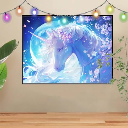 5D DIY Diamond Painting Kinder Klein Tiere,Einhorn,Diamant Painting Bilder 60x80cm,Mosaikherstellung Malen Nach Zahlen Cross Stitch Malerei Set,Daiments Painting Erwachsene für Haus Dekoration 4E-4355 5D DIY Diamond Painting Kinder Klein Tiere,Einhorn,Diamant Painting Bilder 60x80cm,Mosaikherstellung Malen Nach Zahlen Cross Stitch Malerei Set,Daiments Painting Erwachsene für Haus Dekoration 4E-4355 von Reluehu