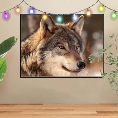 5D DIY Diamond Painting Kinder Klein Tiere,Wolf,Diamant Painting Bilder 80x107cm,Mosaikherstellung Malen Nach Zahlen Cross Stitch Malerei Set,Daiments Painting Erwachsene für Haus Dekoration 4E-4277 5D DIY Diamond Painting Kinder Klein Tiere,Wolf,Diamant Painting Bilder 80x107cm,Mosaikherstellung Malen Nach Zahlen Cross Stitch Malerei Set,Daiments Painting Erwachsene für Haus Dekoration 4E-4277 von Reluehu