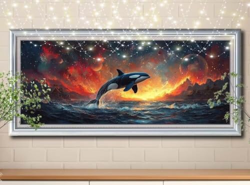 5D DIY Diamond Painting Kinder Klein Wal,Sternenhimmel,Diamant Painting Bilder 30x60cm,Mosaikherstellung Nach Zahlen Cross Stitch Malerei Set,Daiments Painting Erwachsene für Haus Dekoration 8Y-11627 5D DIY Diamond Painting Kinder Klein Wal,Sternenhimmel,Diamant Painting Bilder 30x60cm,Mosaikherstellung Nach Zahlen Cross Stitch Malerei Set,Daiments Painting Erwachsene für Haus Dekoration 8Y-11627 von Reluehu