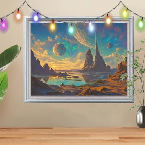 5D DIY Diamond Painting Kinder Sonnenuntergang,Diamant Painting Bilder 30x40cm,Mosaikherstellung Nach Zahlen Cross Stitch Malerei Set,Mars Daiments Painting Erwachsene für Haus Dekoration 57H-8672 5D DIY Diamond Painting Kinder Sonnenuntergang,Diamant Painting Bilder 30x40cm,Mosaikherstellung Nach Zahlen Cross Stitch Malerei Set,Mars Daiments Painting Erwachsene für Haus Dekoration 57H-8672 von Reluehu