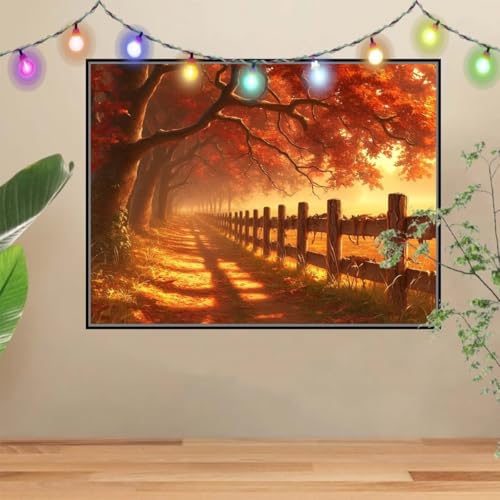 5D DIY Diamond Painting Kinder Weg,Landschaft,Diamant Painting Bilder 80x107cm,Mosaikherstellung Malen Nach Zahlen Cross Stitch Malerei Set,Daiments Painting Erwachsene für Haus Dekoration 4E-5757 5D DIY Diamond Painting Kinder Weg,Landschaft,Diamant Painting Bilder 80x107cm,Mosaikherstellung Malen Nach Zahlen Cross Stitch Malerei Set,Daiments Painting Erwachsene für Haus Dekoration 4E-5757 von Reluehu