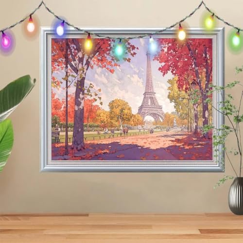 5D Diamond Painting Erwachsene Eiffelturm,DIY Paris Diamant Painting Bilder Kinder 100x133cm,Crystal Strass Stickerei Painting Diamant Malerei Kit,Diamant Crystal Arts Craft für Wand Decor 57H-8499 5D Diamond Painting Erwachsene Eiffelturm,DIY Paris Diamant Painting Bilder Kinder 100x133cm,Crystal Strass Stickerei Painting Diamant Malerei Kit,Diamant Crystal Arts Craft für Wand Decor 57H-8499 von Reluehu