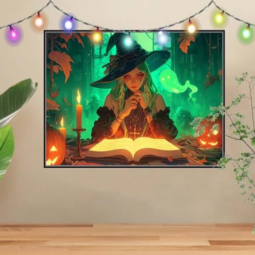 5D Diamond Painting Erwachsene Hexe,Magie,DIY Diamant Painting Bilder Kinder 90x120cm,Crystal Strass Stickerei Painting Diamant Malerei Kit,Diamant Crystal Arts Craft für Geschenk Wand Decor 4E-1778 5D Diamond Painting Erwachsene Hexe,Magie,DIY Diamant Painting Bilder Kinder 90x120cm,Crystal Strass Stickerei Painting Diamant Malerei Kit,Diamant Crystal Arts Craft für Geschenk Wand Decor 4E-1778 von Reluehu