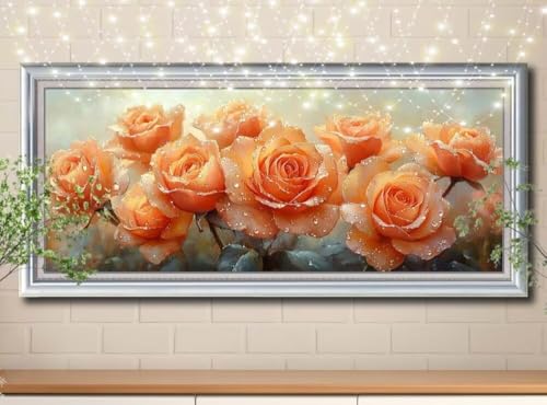5D Diamond Painting Erwachsene Landschaft,Landschaft,DIY Diamant Painting Bilder Kinder (100x200cm),Crystal Strass Stickerei Diamant Malerei Kit,Diamant Crystal Arts Craft für Wand Decor 8Y-11669 von Reluehu
