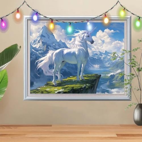 5D Diamond Painting Erwachsene Schneeberg,DIY Einhorn Diamant Painting Bilder Kinder 30x40cm,Crystal Strass Stickerei Painting Diamant Malerei Kit,Diamant Crystal Arts Craft für Wand Decor 57H-9332 5D Diamond Painting Erwachsene Schneeberg,DIY Einhorn Diamant Painting Bilder Kinder 30x40cm,Crystal Strass Stickerei Painting Diamant Malerei Kit,Diamant Crystal Arts Craft für Wand Decor 57H-9332 von Reluehu
