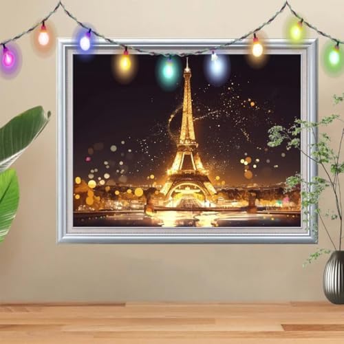 5D Eiffelturm Diamond Painting Set,Sternenhimmel Diamant Painting Bilder Erwachsene groß 30x40cm,DIY Diamant Kristall Strass Stickerei Bilder nach Zahlen,Diamanten Painting für Home Wanddeko 57H-8542 5D Eiffelturm Diamond Painting Set,Sternenhimmel Diamant Painting Bilder Erwachsene groß 30x40cm,DIY Diamant Kristall Strass Stickerei Bilder nach Zahlen,Diamanten Painting für Home Wanddeko 57H-8542 von Reluehu