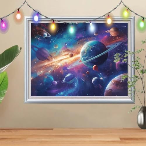 5D Sternenhimmel Diamond Painting Set,Full Erde Diamant Painting Bilder Erwachsene groß 90x120cm,DIY Diamant Kristall Strass Stickerei Bilder nach Zahlen,Diamanten Painting für Home Wanddeko 57H-9028 5D Sternenhimmel Diamond Painting Set,Full Erde Diamant Painting Bilder Erwachsene groß 90x120cm,DIY Diamant Kristall Strass Stickerei Bilder nach Zahlen,Diamanten Painting für Home Wanddeko 57H-9028 von Reluehu