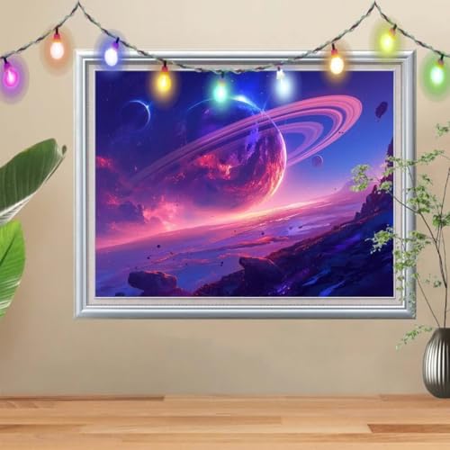 5D Sternenhimmel Diamond Painting Set,Jupiter Diamant Painting Bilder Erwachsene groß 90x120cm,DIY Diamant Kristall Strass Stickerei Bilder nach Zahlen,Diamanten Painting für Home Wanddeko 57H-9108 5D Sternenhimmel Diamond Painting Set,Jupiter Diamant Painting Bilder Erwachsene groß 90x120cm,DIY Diamant Kristall Strass Stickerei Bilder nach Zahlen,Diamanten Painting für Home Wanddeko 57H-9108 von Reluehu