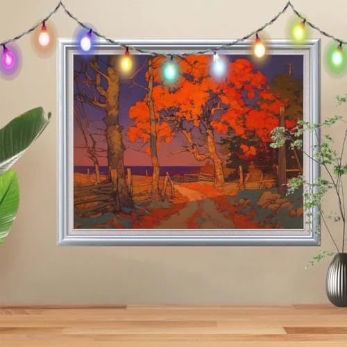 5D Weg Diamond Painting Set,Full Wald Diamant Painting Bilder Erwachsene groß 30x40cm,DIY Diamant Kristall Strass Stickerei Bilder Painting nach Zahlen,Diamanten Painting für Home Wanddeko 57H-8942 5D Weg Diamond Painting Set,Full Wald Diamant Painting Bilder Erwachsene groß 30x40cm,DIY Diamant Kristall Strass Stickerei Bilder Painting nach Zahlen,Diamanten Painting für Home Wanddeko 57H-8942 von Reluehu
