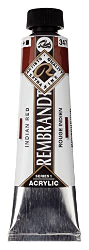 Rembrandt Acrylfarben Tube 40 ml Indianrot 347 (18053472), Blaubeere, Extra Grande, 5 Milliliter von Rembrandt