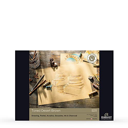 Rembrandt Paper Toned Desert Brown 11.7 x 16.5 (A3) 50 Sheets (93080011) von Rembrandt