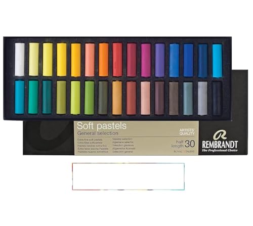 Rembrandt Set mit 30 Pastellkreiden und 1 Karte von Rembrandt