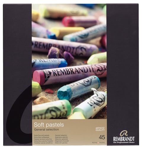 Rembrandt Weiche Pastellkreiden - Box mit 45 Farben von Rembrandt