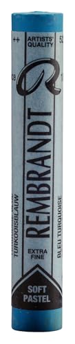 Rembrandt weiche Pastelle - Türkisblau 522.5 - Premium-Qualität lebendige Kreide - hohe Lichtechtheit & reine Pigmente - 218 intensive Farben - Made in Netherlands von Rembrandt