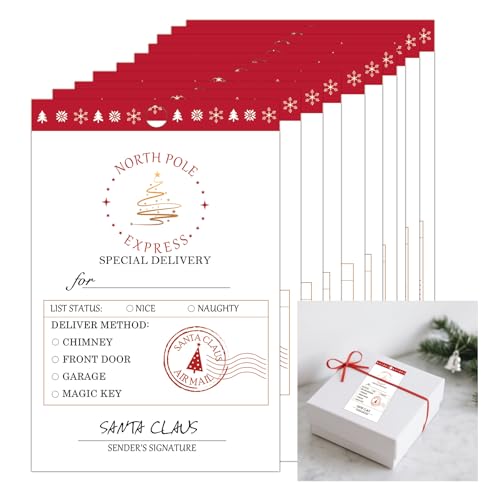 50 Stück rechteckige Weihnachtsanhänger, 5,1 x 8,3 cm, Urlaubs-Geschenkpapier, hängende Karte, Weihnachtsdekoration, Anhänger 50 Stück rechteckige Weihnachtsanhänger, 5,1 x 8,3 cm, Urlaubs-Geschenkpapier, hängende Karte, Weihnachtsdekoration, Anhänger von Remerabel