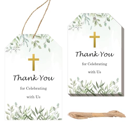 Dankeschön-Tags mit grünen Blättern, 5,6 x 8,9 cm, Kreuz-Geschenkanhänger mit Schnur für Geburtstag, DIY, Handwerk, Party, Geschenk, Neugeborene, Babyparty, Geburtstag, Brautparty und Hochzeit, 50 Dankeschön-Tags mit grünen Blättern, 5,6 x 8,9 cm, Kreuz-Geschenkanhänger mit Schnur für Geburtstag, DIY, Handwerk, Party, Geschenk, Neugeborene, Babyparty, Geburtstag, Brautparty und Hochzeit, 50 von Remerabel