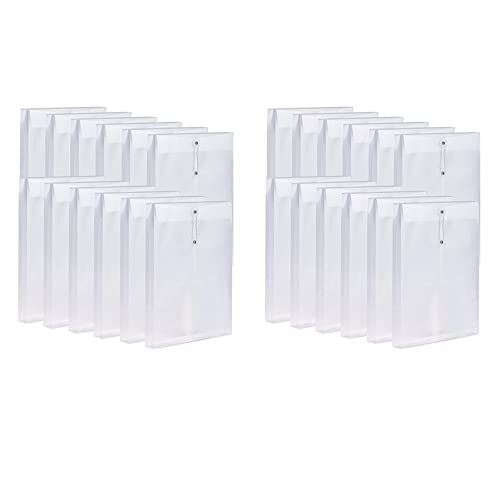 Remingtape 24Er Pack Durchsichtige Kunststoffumschläge Poly-Umschläge Erweiterbare Dateien Dokumentenmappen A4 Remingtape 24Er Pack Durchsichtige Kunststoffumschläge Poly-Umschläge Erweiterbare Dateien Dokumentenmappen A4 von Remingtape