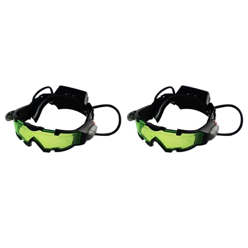 Remingtape 2X Nachtsichtbrille Verstellbare Kinder-LED-Nachtbrille für Die Rennradjagd zum Schutz Der Kindergeschenk von Remingtape