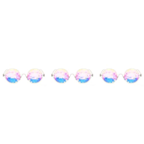 Remingtape 3X Kaleidoskop Rave Festival Sonnenbrille Beugte Linse-Transparent Remingtape 3X Kaleidoskop Rave Festival Sonnenbrille Beugte Linse-Transparent von Remingtape