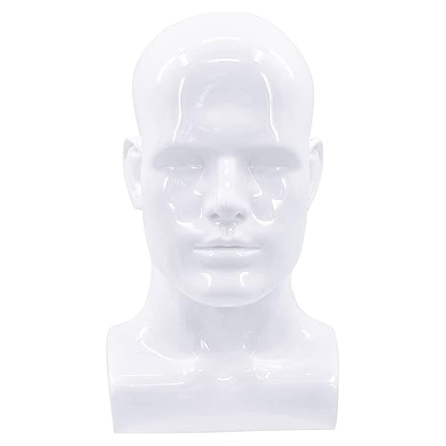 Remingtape MäNnlicher Schaufensterpuppenkopf, Professioneller Puppenkopf zum Ausstellen Von PerüCken, HüTen, KopfhöRermasken () von Remingtape