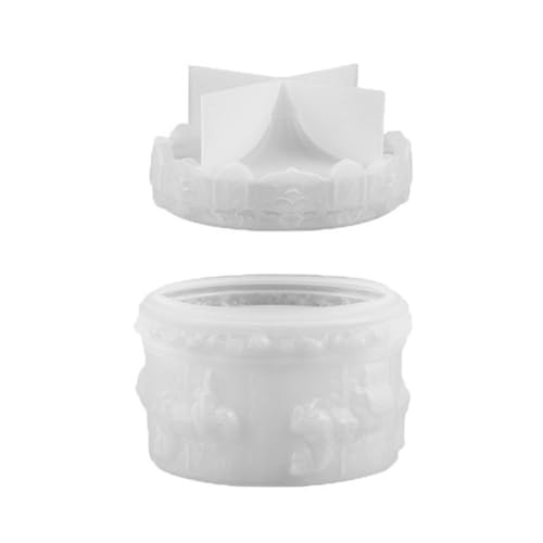 Remingtape Silikonform-Set für Kerzengläser - Gipsform und Nachfüllform für Weihnachtliche Heimdekoration, Kerzenbecher in Engelform Remingtape Silikonform-Set für Kerzengläser - Gipsform und Nachfüllform für Weihnachtliche Heimdekoration, Kerzenbecher in Engelform von Remingtape