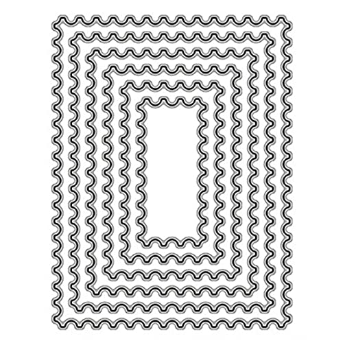 Austinstore Stanzschablonen, Stanzform Anti-Verformung DIY Metall Scrapbooking Album Prägeschablone für Kunsthandwerk Nesting Die von Remorui