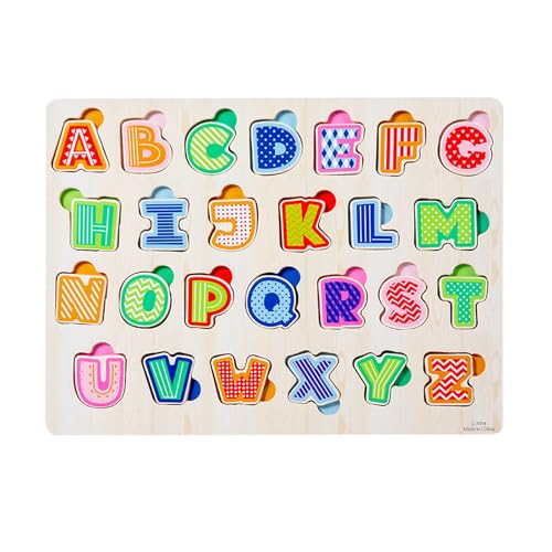 Remorui Wooden Puzzles for Toddler, Number Letters Animal Funny Preschool Gifts Learning Toy for Cognitive Fine Motor Skills Development #1 von Remorui
