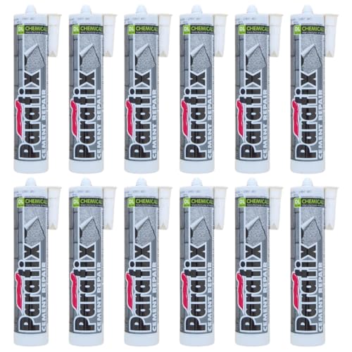 12x Remstaler ZEMENT REPARATURMÖRTEL | Reparaturdichtstoff | Zementgrau | Temperaturbeständig | Überstreichbar | 310ml von Remstaler Befestigungstechnik