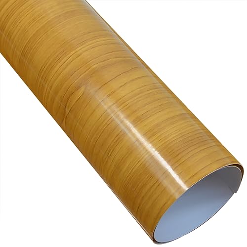 1 Stück Hochglanz-Vinylfolie mit Holzmaserung – Auto-Innenraumfolienaufkleber for die DIY-Dekoration von Autos und Möbeln(Figure-L01) von RenCehn